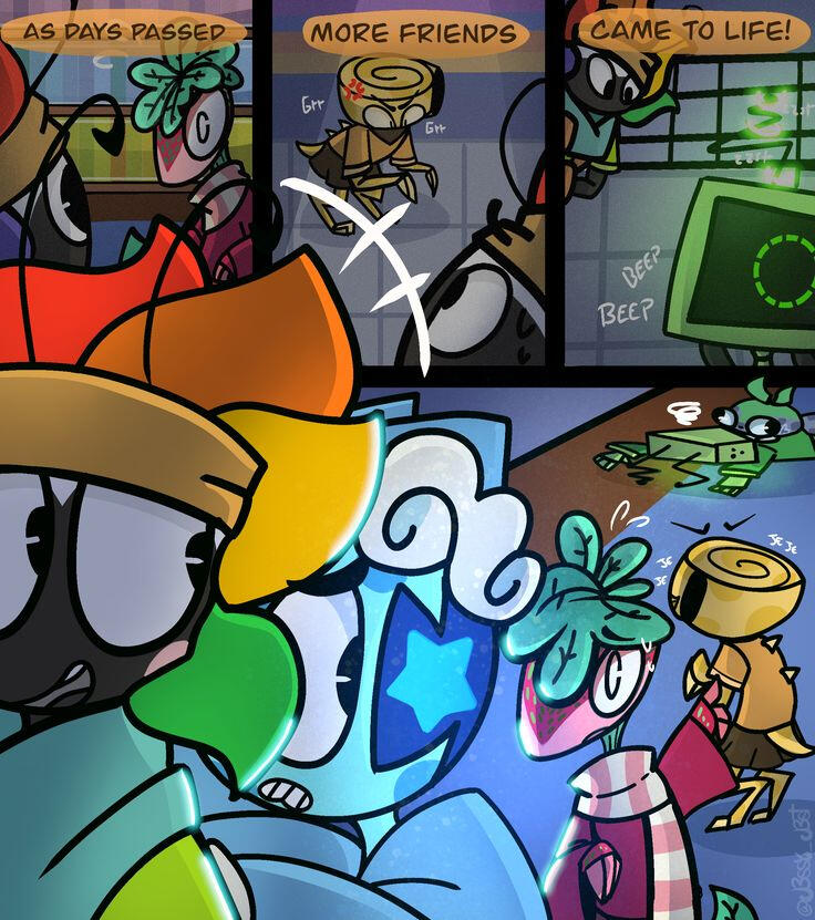 Comic about a group of friends, made by J3ST.